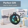 EBODA Bluetooth Shower Speaker, IP67 Waterproof Portable Speakers, Floating, TF Card, Small Outdoor Speaker with LED Light, True Wireless Stereo for
