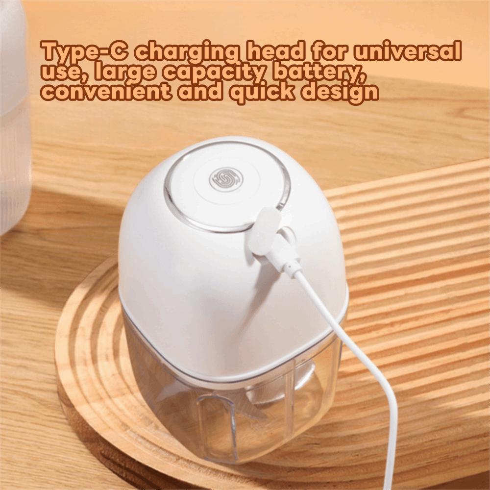 Transparent Kitchen Garlic Masher 350 ML Food Processor Multi-functional Kitchen Blender Chili