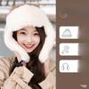 Lei Feng Hat Korean Version Men and Women Autumn and Winter Outdoor Warm and Cold Cotton Hat Scarf Integrated Three In One Winter Windproof Hat