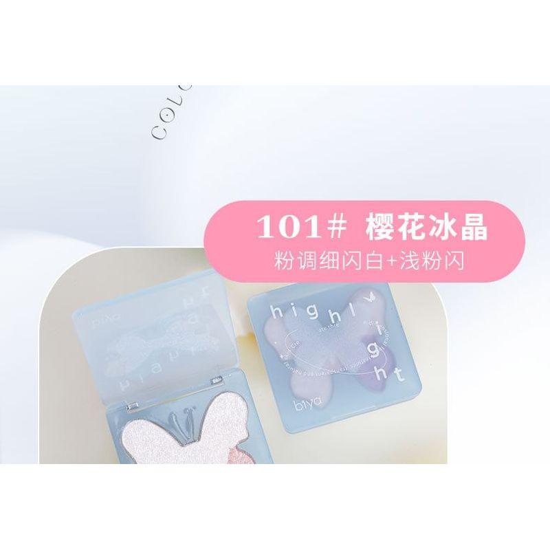 Biya - Duo Fantasy Butterfly Highlighter - 6 Colors