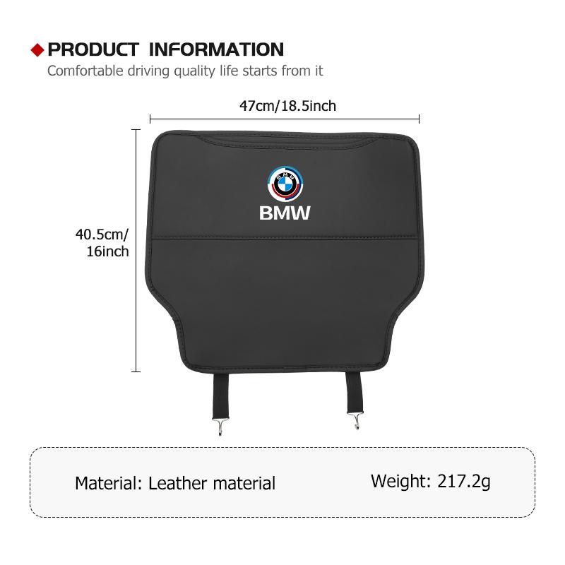 For BMW Car Anti-dirty Pad Seat Back Protective Mat Anti Kick Pad Auto Accessories G01 G02 F15 F16 G05 G06 G07 F07 G30 F40 F44