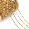 1Meter/Pack Stainless Steel Link Chains Bulk Gold Color Necklace Chains for DIY Bracelet Necklace Jewelry Making Accessories