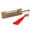 Brass Antique Padlock Spacing 5.9cm Exquisite Rustproof Chinese Old   Fish Horizontal Padlock for Jewelry Boxes