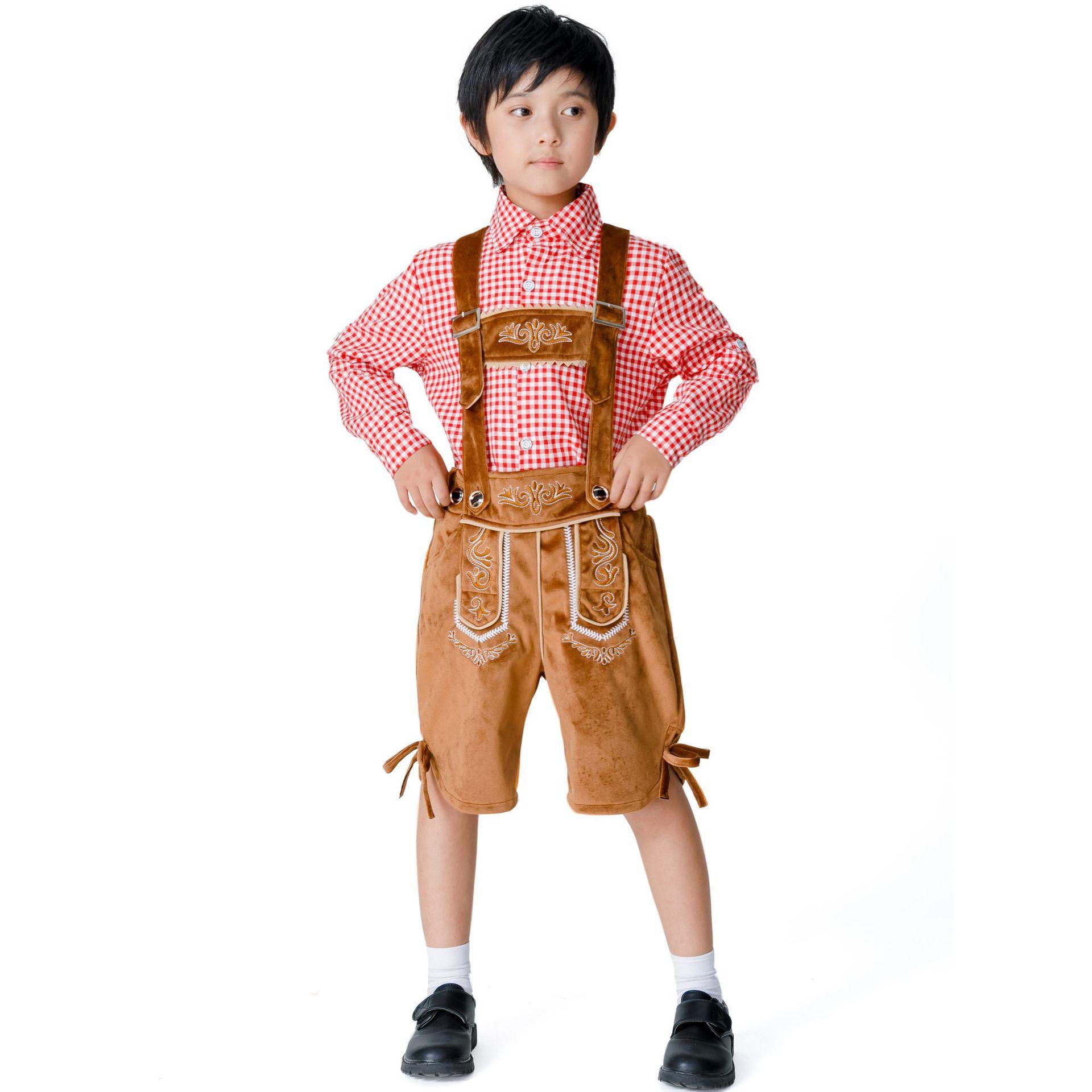 

Children s Clothing, School Stage Clothing, Strap Beer Festival Costume, Children s Day Halloween Costume XX size (150cm-160cm)