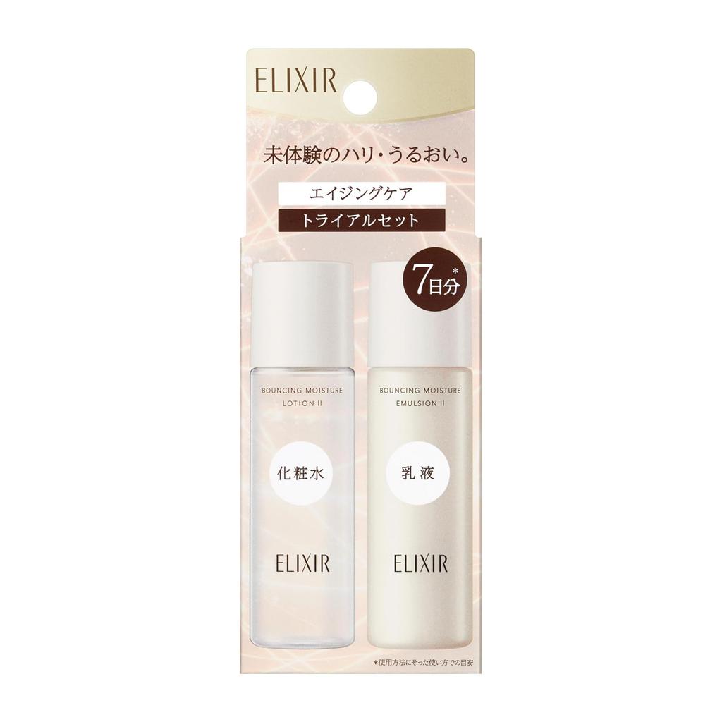 ELIXIR Lift Moist Trial Set SP 2 Care Shiny Ball Superieur Shiseido 30mL+30mL Quasi-drug Toner/Emulsion Anti-Aging