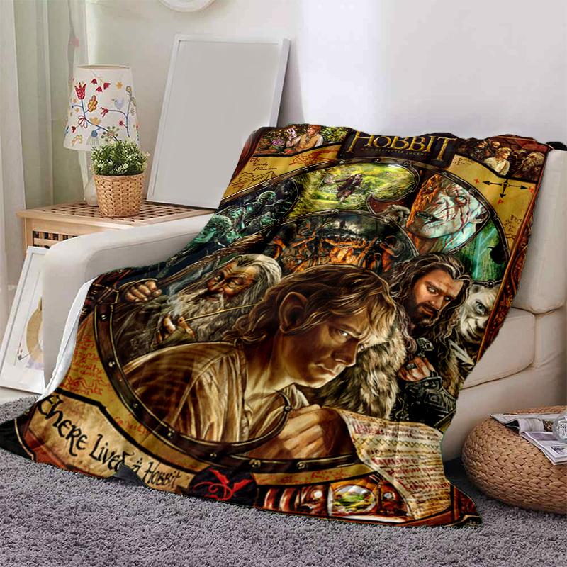 The Hobbit: An Unexpected Journey Poster PrintPrint Blanket, Soft Blanket For Sofa Office Bed And Travelling Daughter Birthday Gift esj369 130cm×150cm(50in×60in)