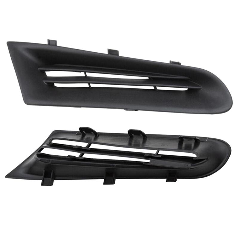 Car Front Bumper Open Vent Grilles for Clio MK3 05-09 Intake Fog Light Grill Cover Replace 7701208684 Left/Right Side