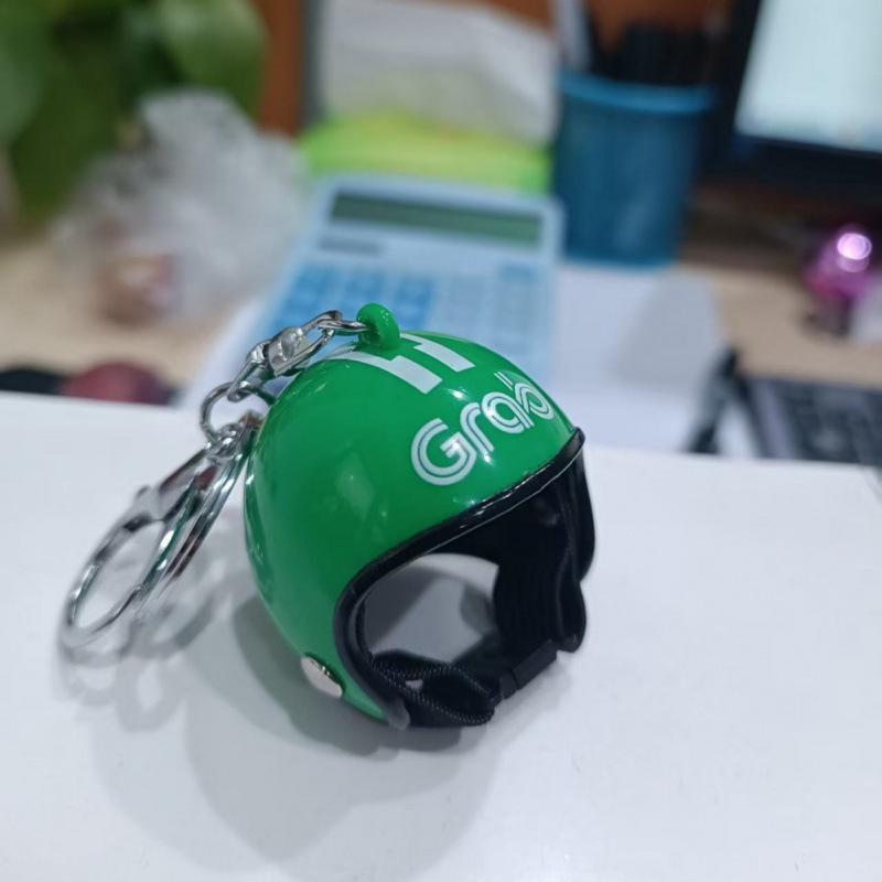 Colorful Exquisite Helmet Keychain & Bag Pendant with Wind-Breaking Duck Head