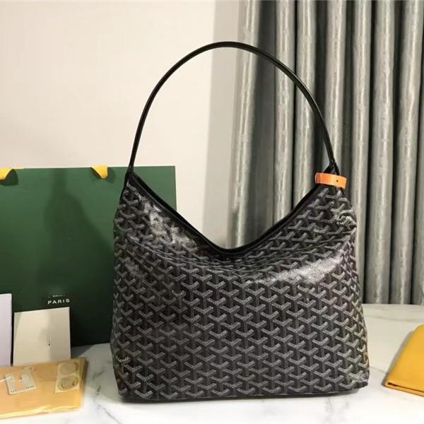 Ding Edition Hobo Crossbody Tasche: Hundezahn Weiches Leinen, Leder Schultergurt
