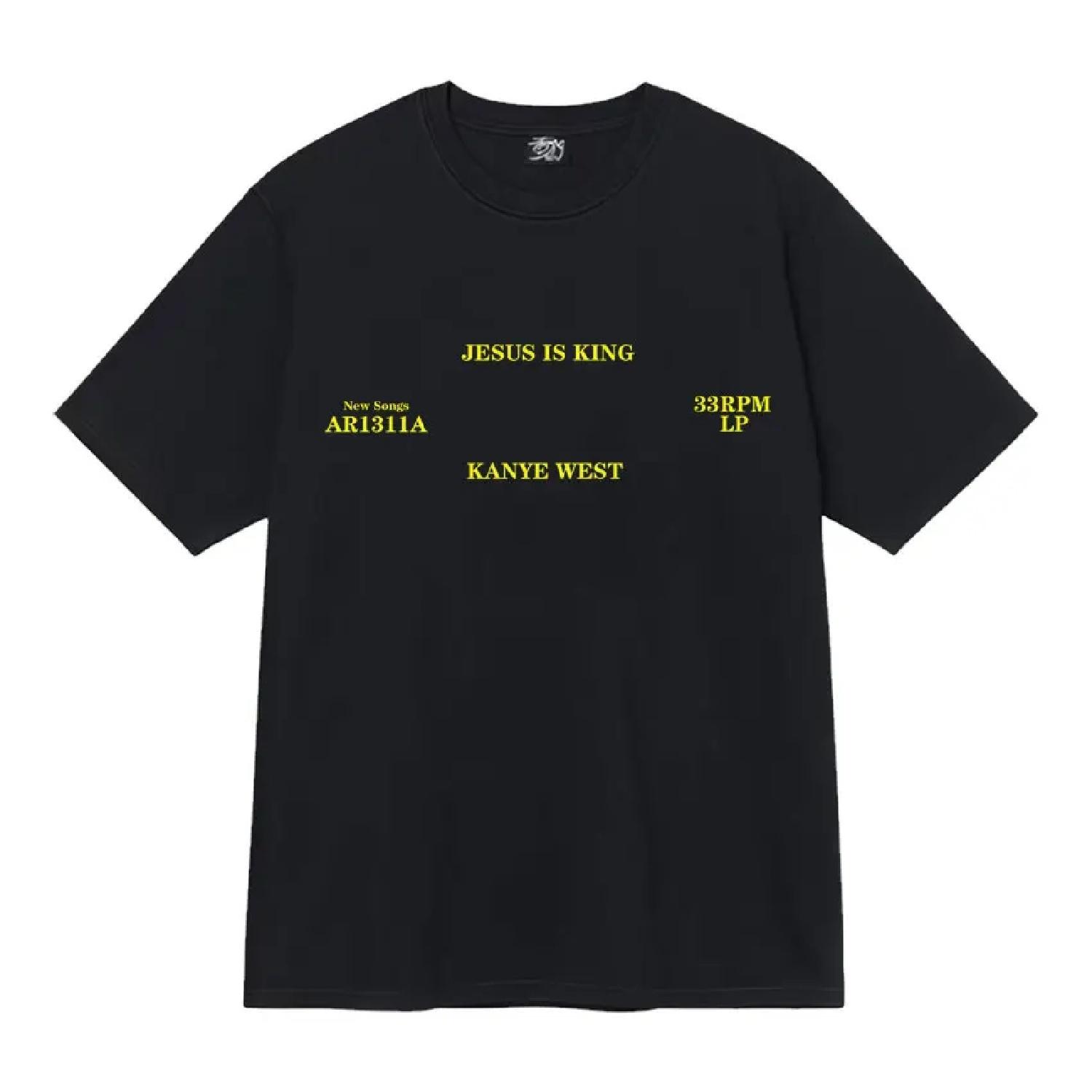 

Kanye West Same T Shirt Jesus Is King High Quality Short Sleeves T-shirts Cotton Men Women T-shirt Y2K Clothes Casual Streetwear XXXXXL чорний