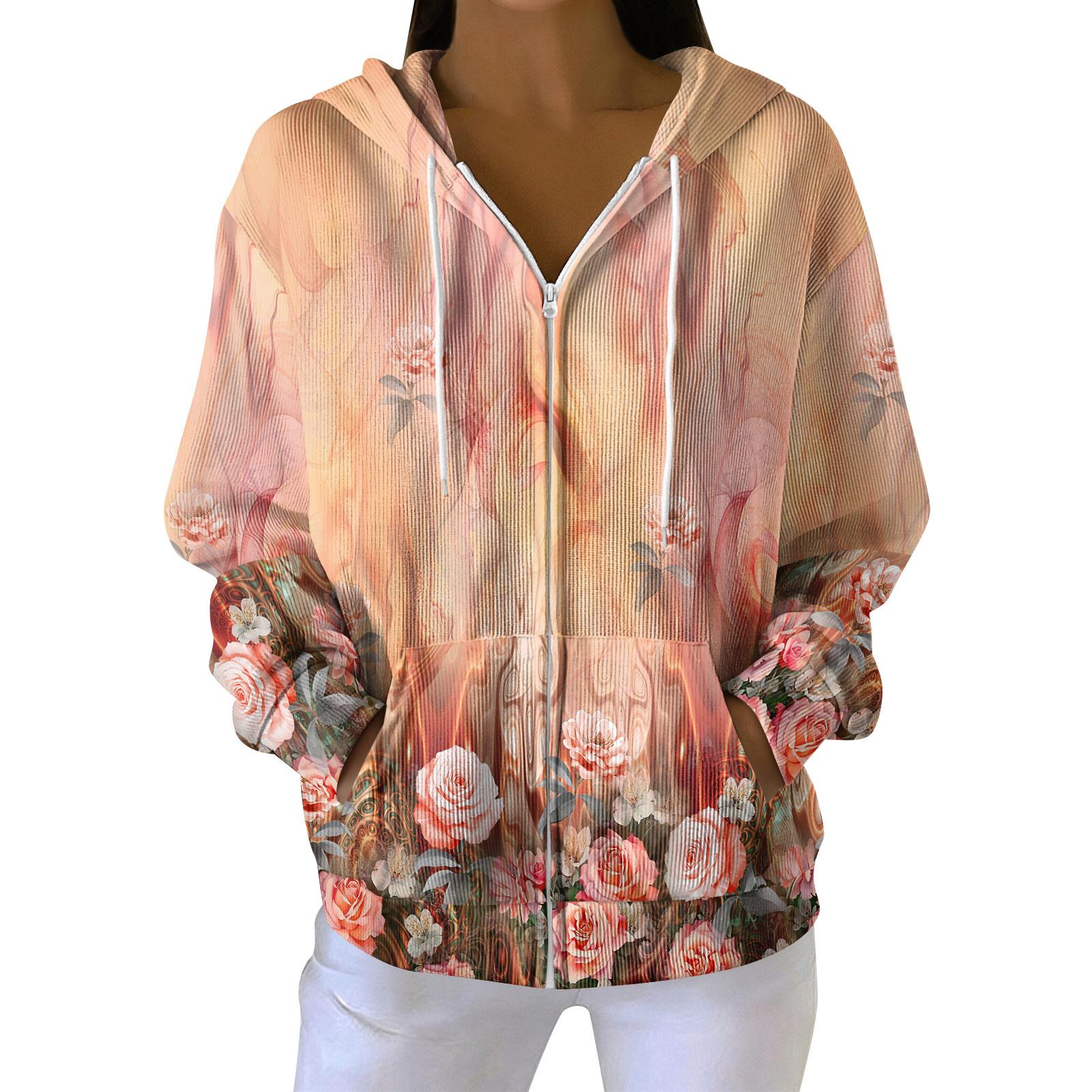 

Женская повседневная модная вязаная толстовка с длинными рукавами и застежкой-молнией, с рождественским принтом XL арбуз красный