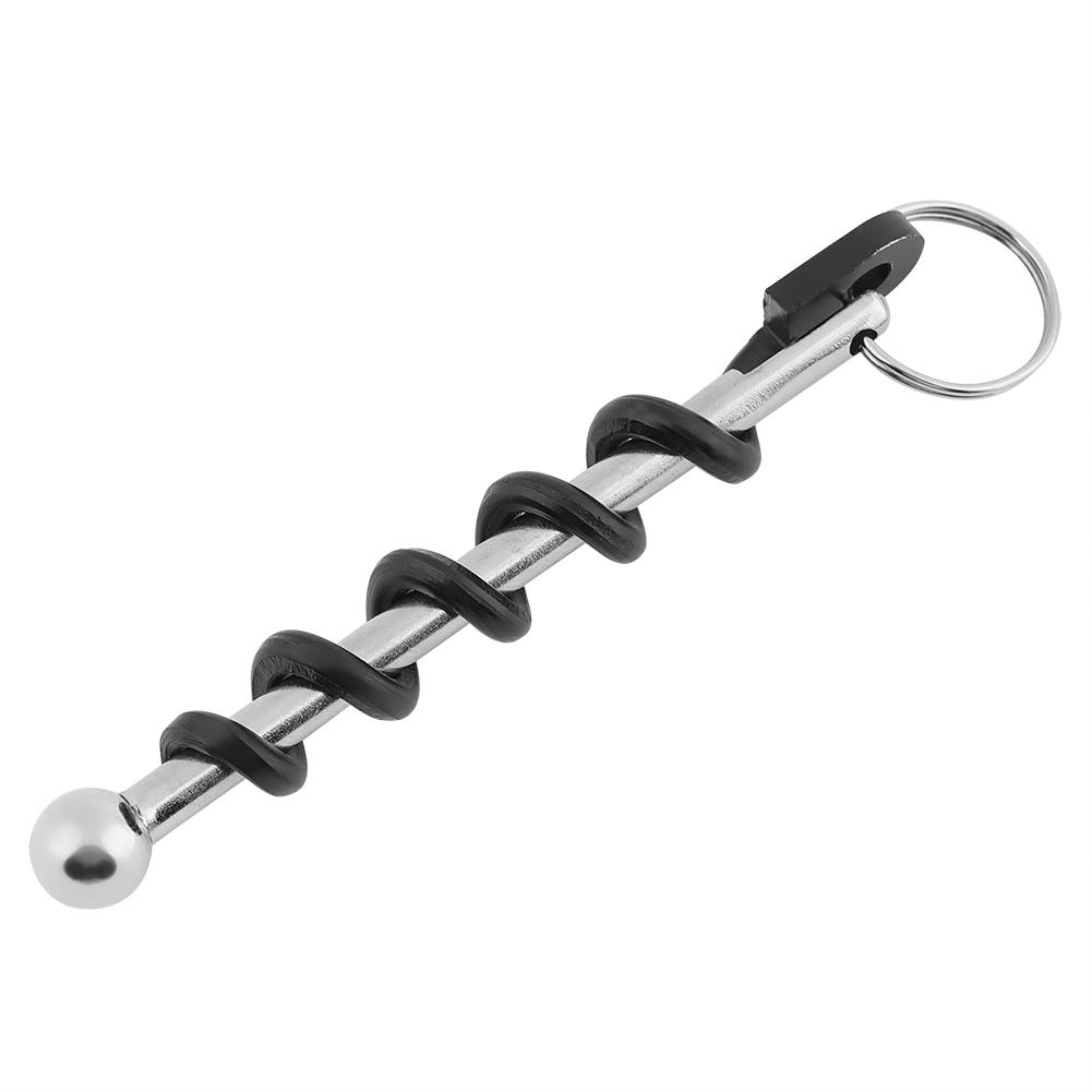 Multifunctional Mini Stainless Steel Wine Bottle Opener Keyring
