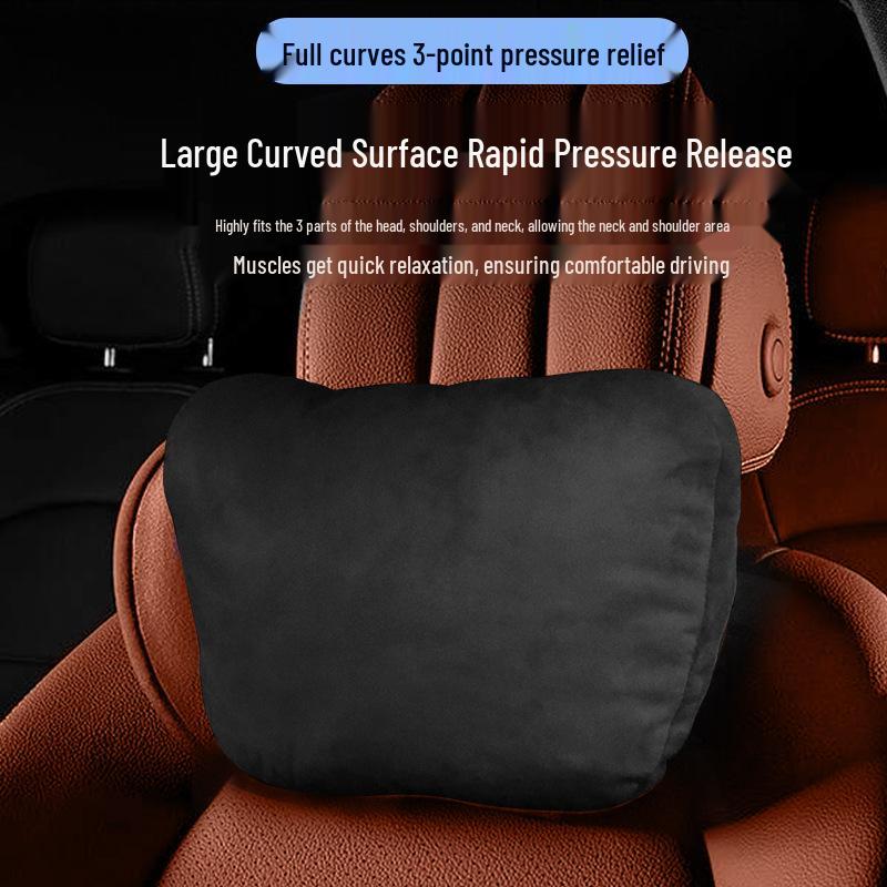 Toyota Car Lumbar Support Cushion & Neck Pillow Set