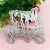 Happy Birthday Cutting Dies Embossing Template Stencil Scrapbooking for Card