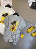 Korean Dongdaemun Pure Cotton Cartoon Mickey Print Women's Casual Summer T-shirt