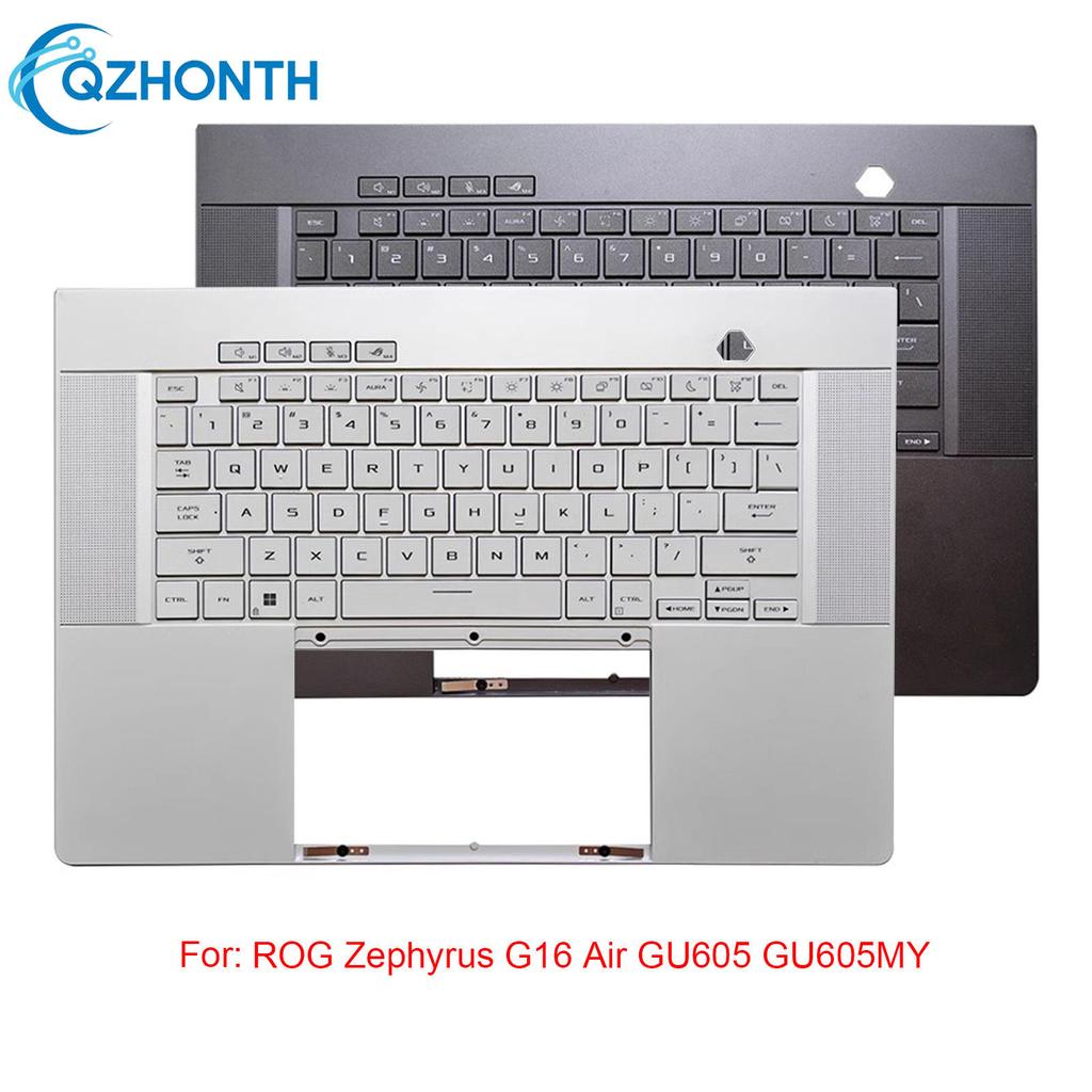 Used Palmrest For Asus ROG Zephyrus G16 Air GU605 GU605MY with Backlit Keyboard 16"