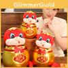 Adorable Plush Snake Toy For Year Of The Snake Celebrations Soft And Cuddly Design