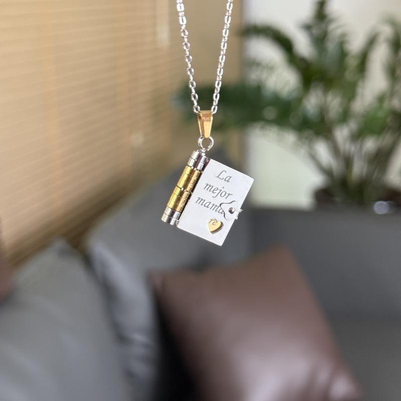 Titanium Steel Love Letter Pendant Necklace for Couples - Clavicle Chain for Girls.