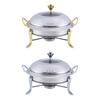 Catering Warmer Set Removable Anti Scald Stainless Steel Chafing Dish Buffet Set for Baking Commercial Hotel Backpacking Trips
