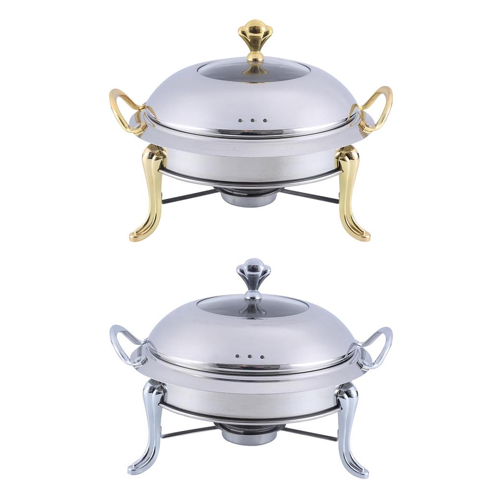 Catering Warmer Set Removable Anti Scald Stainless Steel Chafing Dish Buffet Set for Baking Commercial Hotel Backpacking Trips
