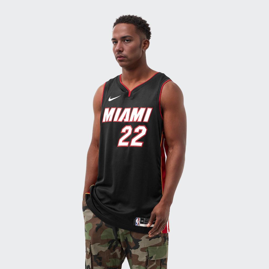 Nike NBA Miami Heat Jimmy Butler Icon Edition 2020 Swingman Jersey Men Streetwear CW3671-014