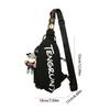 Letter Chest Bag Messenger Bag Shoulder Bag Lightweight Crossbody Bag  Streetwear