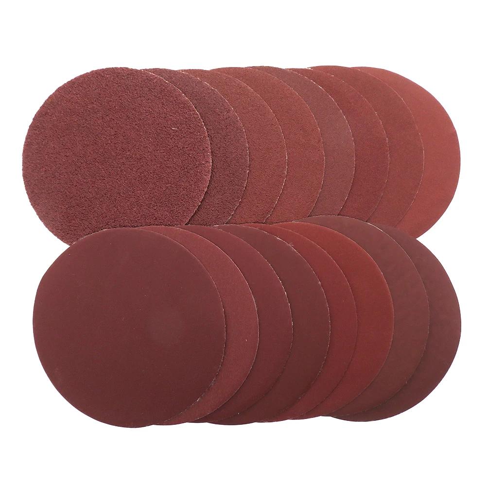 30pcs/Set 5Inch 125mm Round Hook and Loop Sandpaper Woodworking Metal Grinding Disc Abrasive Polishing Tool For Polishing