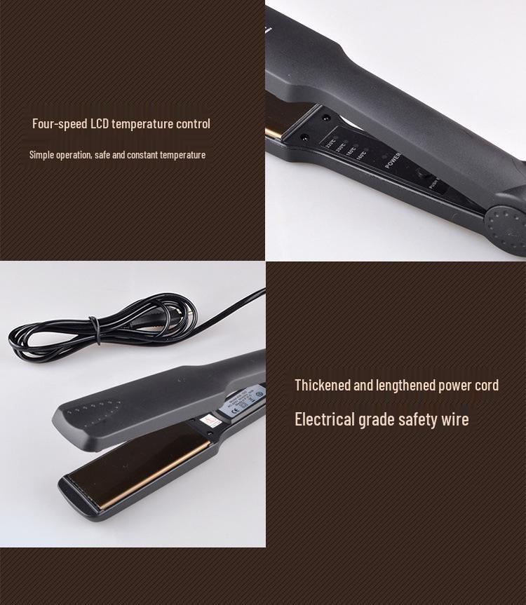 Kemei KM-329 Hair Straightener: Ceramic, Fast Heating, Constant Temperature, Damage-Free, Women's Electric Straightening Iron.