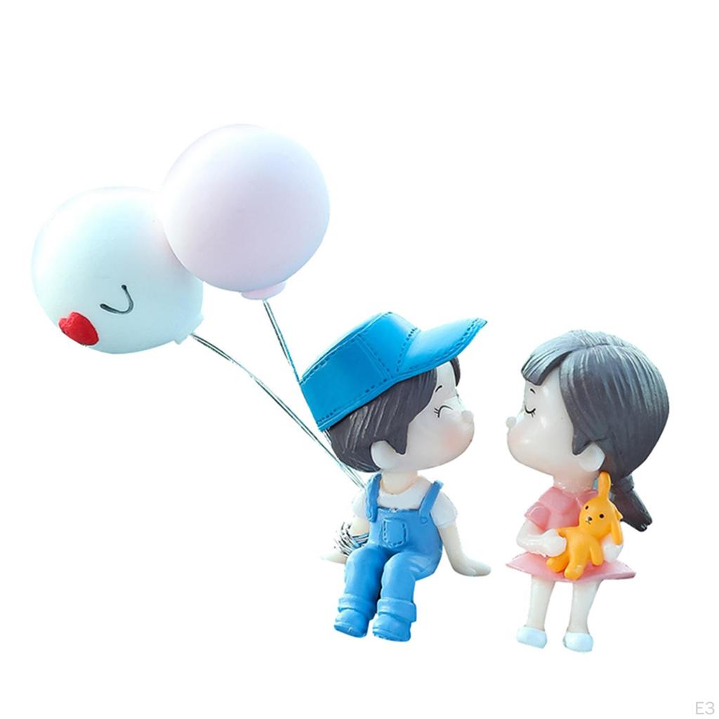 Auto-Armaturenbrett-Dekoration, Niedliche Mini-Lustige Multifunktionale Pärchen-Puppe Mode-Accessoires Dekoration