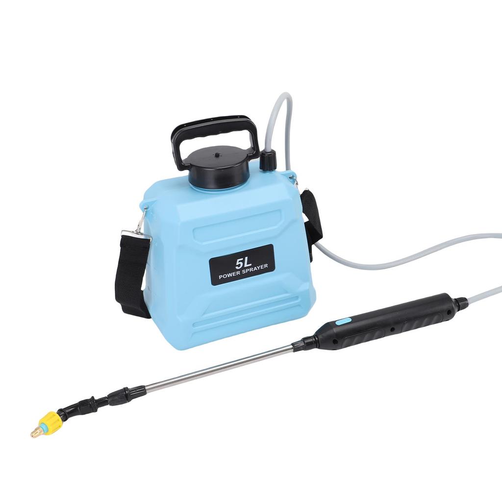 Tuinsproeier 5L Hoge Efficiëntie   Accu Levensduur Elektrische Spuit  met Spuitkoppen Intrekbare Steel voor Schoonmaken Onkruidbestrijding