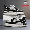 Babu Dou Kids' Waterproof Leather Sports Shoes - Shock Absorbing, Breathable, Non-Slip Velcro Sneakers for Middle & Big Kids