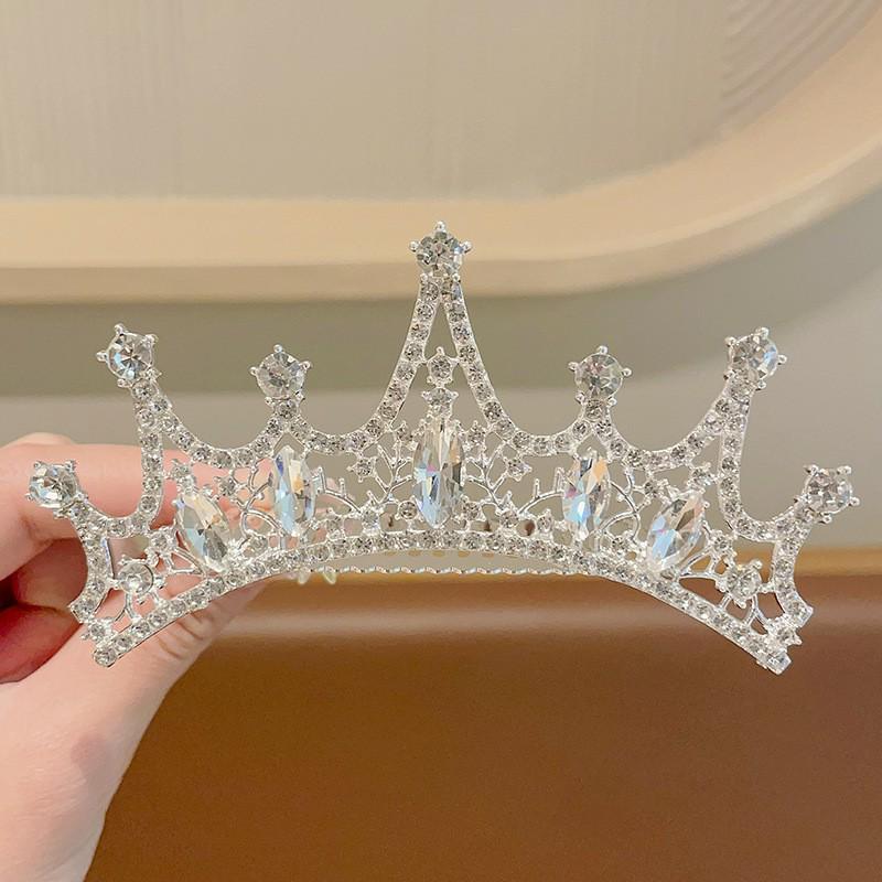 Children's Princess Crown Hair Comb - Cute Hair Accessory for Girls' Birthday or Performance