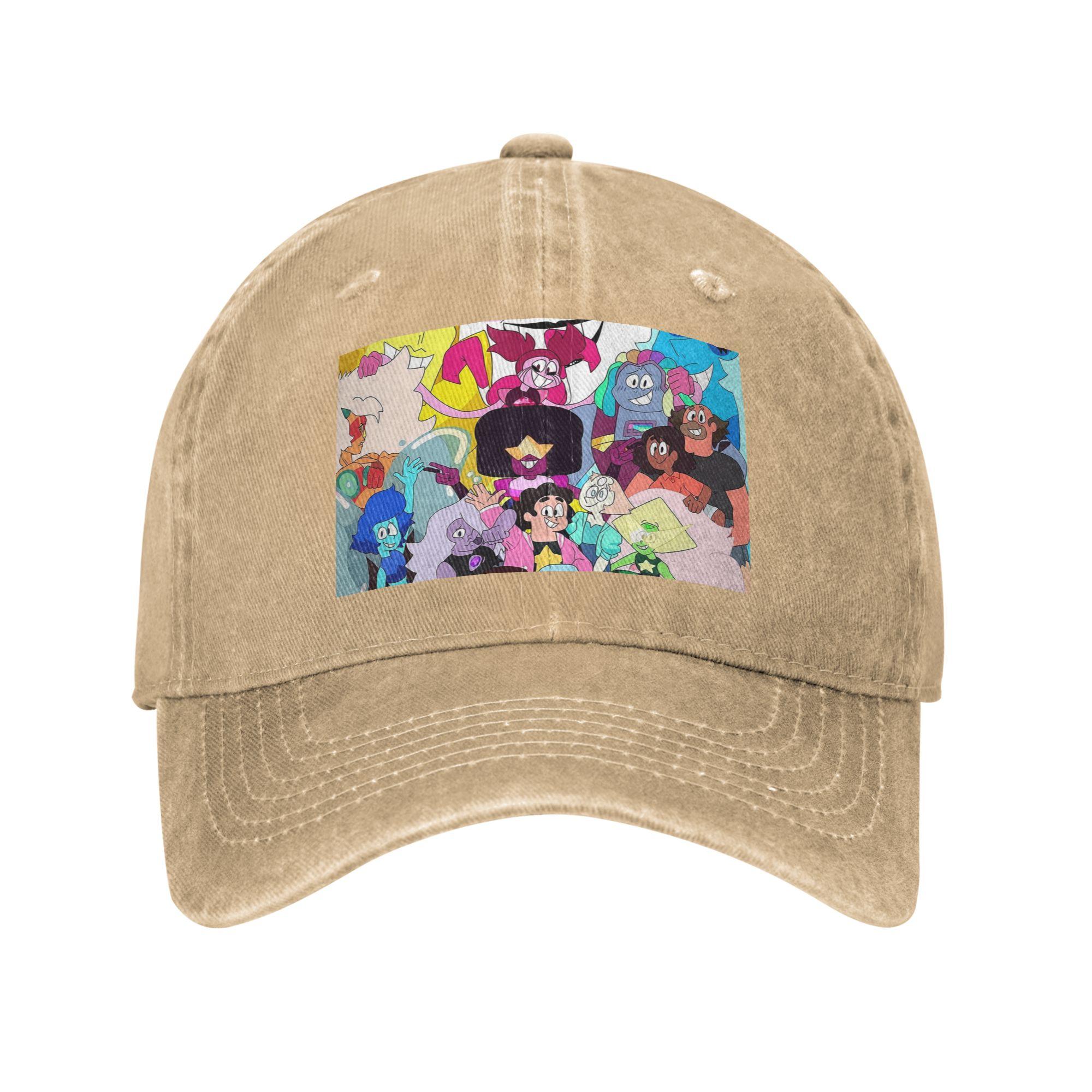

Goodbye Steven Universe Denim Fabric Cap Casual Baseball Caps Adjustable Hat Summer Unisex Baseball Hats One Size