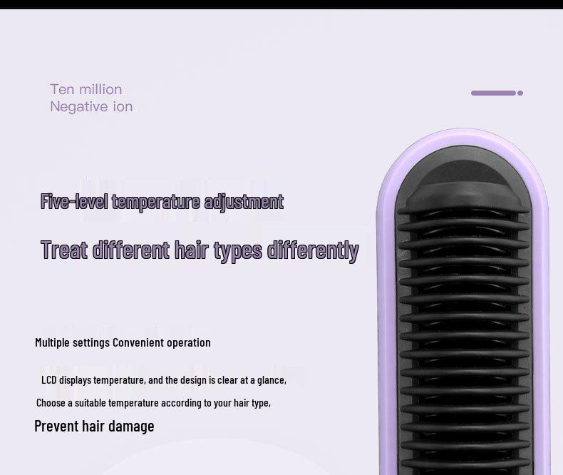 Szczotka 2 w 1 jonizująca do prostowania i kręcenia włosów z technologią jonów ujemnych