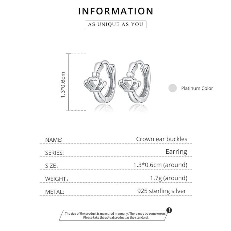 WOSTU 925 Sterling Silver Hypoallergenic Earrings Simple Geometric Triangle Cubic Zirconia Women Ear Buckles