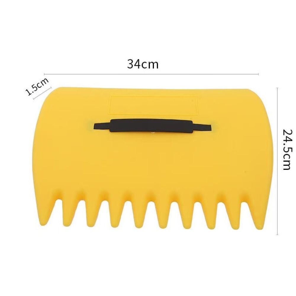 1 Pair Large Handheld Gardening Rake Labor-saving Wear-resistant Gardening Leaf Rake Plastic Durable Outdoor Leaf Clips Home