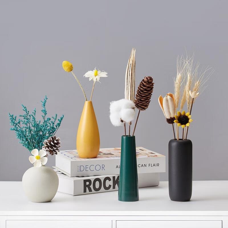 HANDUNYOU Minimalist Dried Flower Vase Set