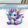 Acrylic Dragon Adorable Car Hanging Accessory Colorful Decorative Ornament Cars For