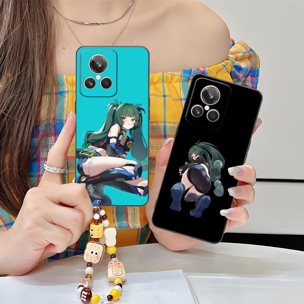 Zenless Zone Zero QingYi Phone Case for Realme 15 14 13 12 11 10 9 Pro Plus T i Lite 5G Colorful Printing Cover Cover Smartphone