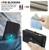 For iPhone 16e/16 Pro Max Wallet Case, Support Wireless Charging with RFID Blocking Card Holder, Wallet Detachable Magnetic Case