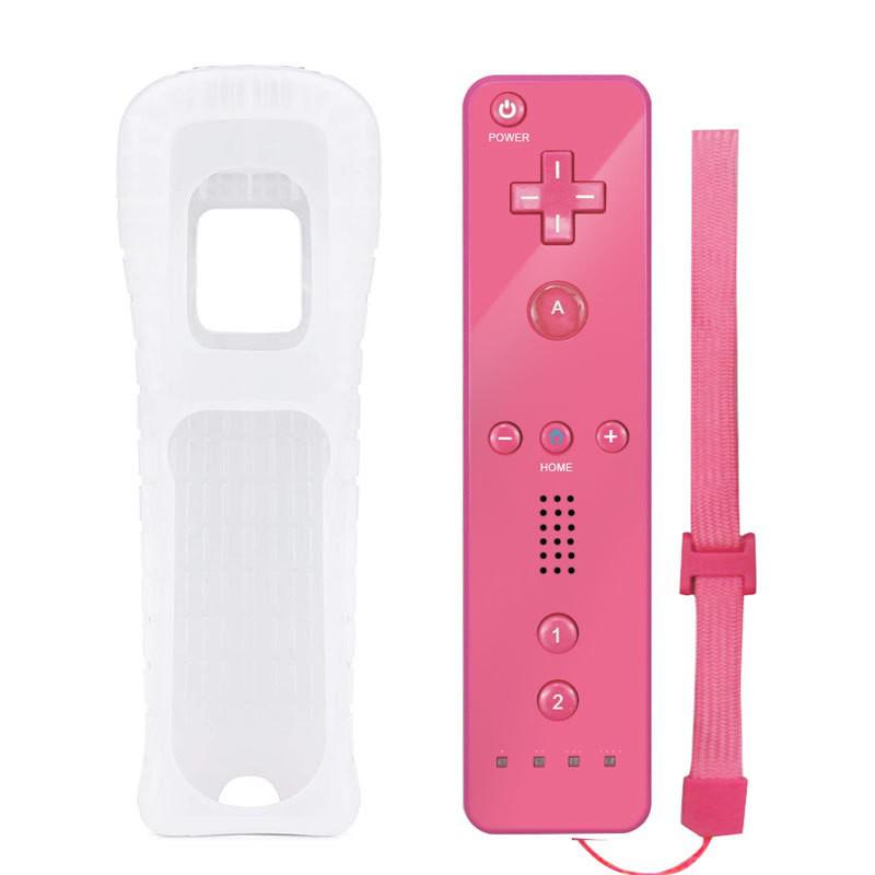 Neutral Style Wii Wireless Game Controller with Straight and Curved Handles and Built-in Accelerator