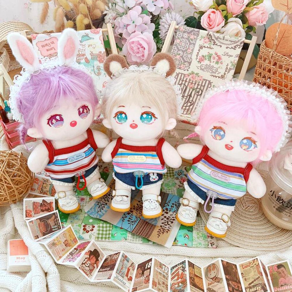 Colorful 20CM Cotton Doll Clothes Pajamas Plush Doll Toys Cloth  Stuffed Dolls