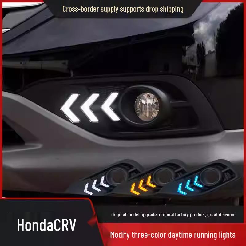 LED Daytime Running & Front Fog Lights for 2012-2014 Honda CR-V Models