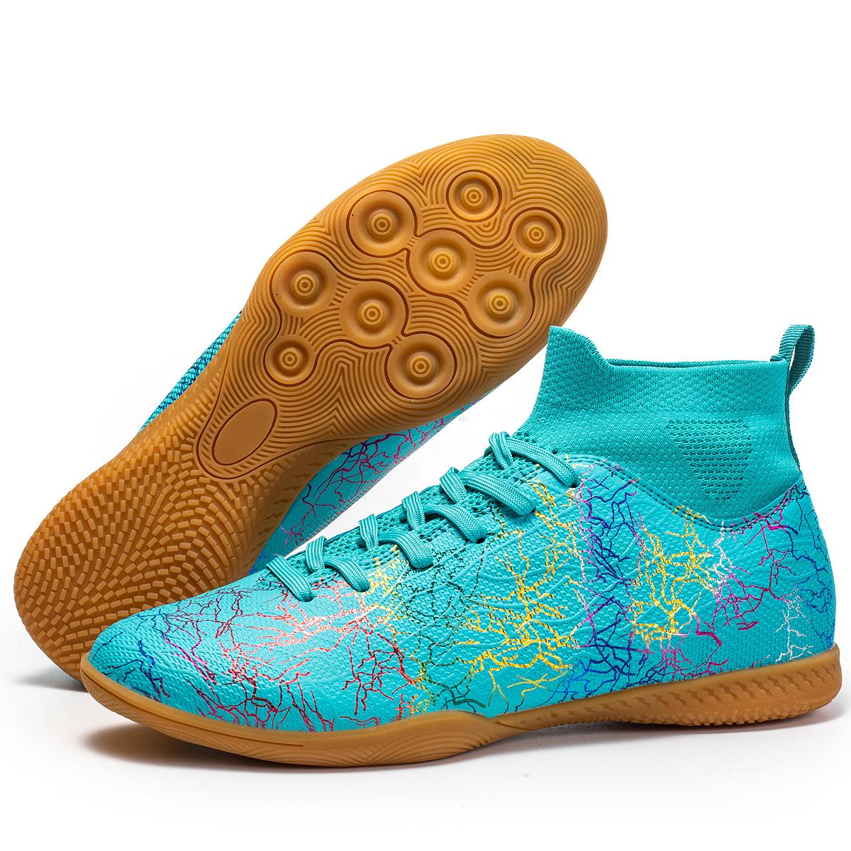 

Футбольные бутсы Autumn High-Go с камуфляжным принтом Gold: Плоская подошва, нескользящая, профессиональная для взрослых 35