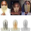 Tassels Face Chain Masquerade Mask for Halloween Costumes, Nightclub Party