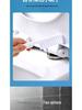 Silicone Toilet Brush Set - No Dead Angle, Wall-Mounted Bathroom Cleaning Tool