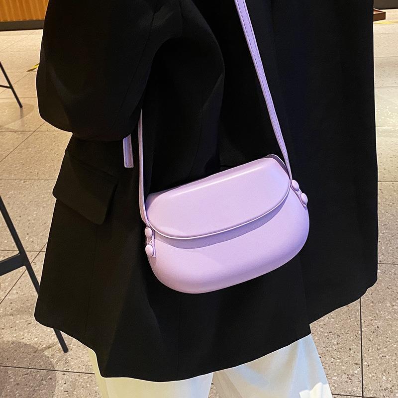 Large Pressure Cover New Fashion Candy Color Bag Women's Bag Fashion Small Square Bag Shoulder Messenger Bag in Stock