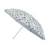 Moonbat Fuwacool Folding Parasol for Perfect for and Rain or Premium Light Heat and UV Botanical Blue Women, Commuting, School, Shine, Blocking,