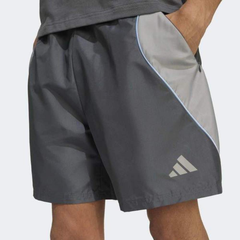 AdidaS Men S Woven Short pantS Regular Fit Stadium ShortS Gray