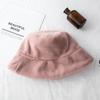 Imitation Rabbit Fur Big Head Circumference Bucket Hat Autumn and Winter Plush Versatile Show Small Face Warm Thickened Fashion Basin Hat